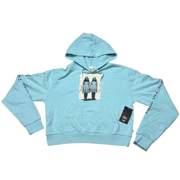 Vans x The Shining Twins Sweater Hoodie Pullover Women Small Turquoise New - Picture 1 of 4